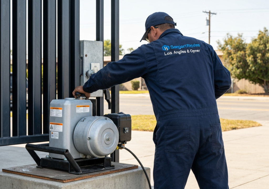 Gate motor and opener repair by a uniformed professional.