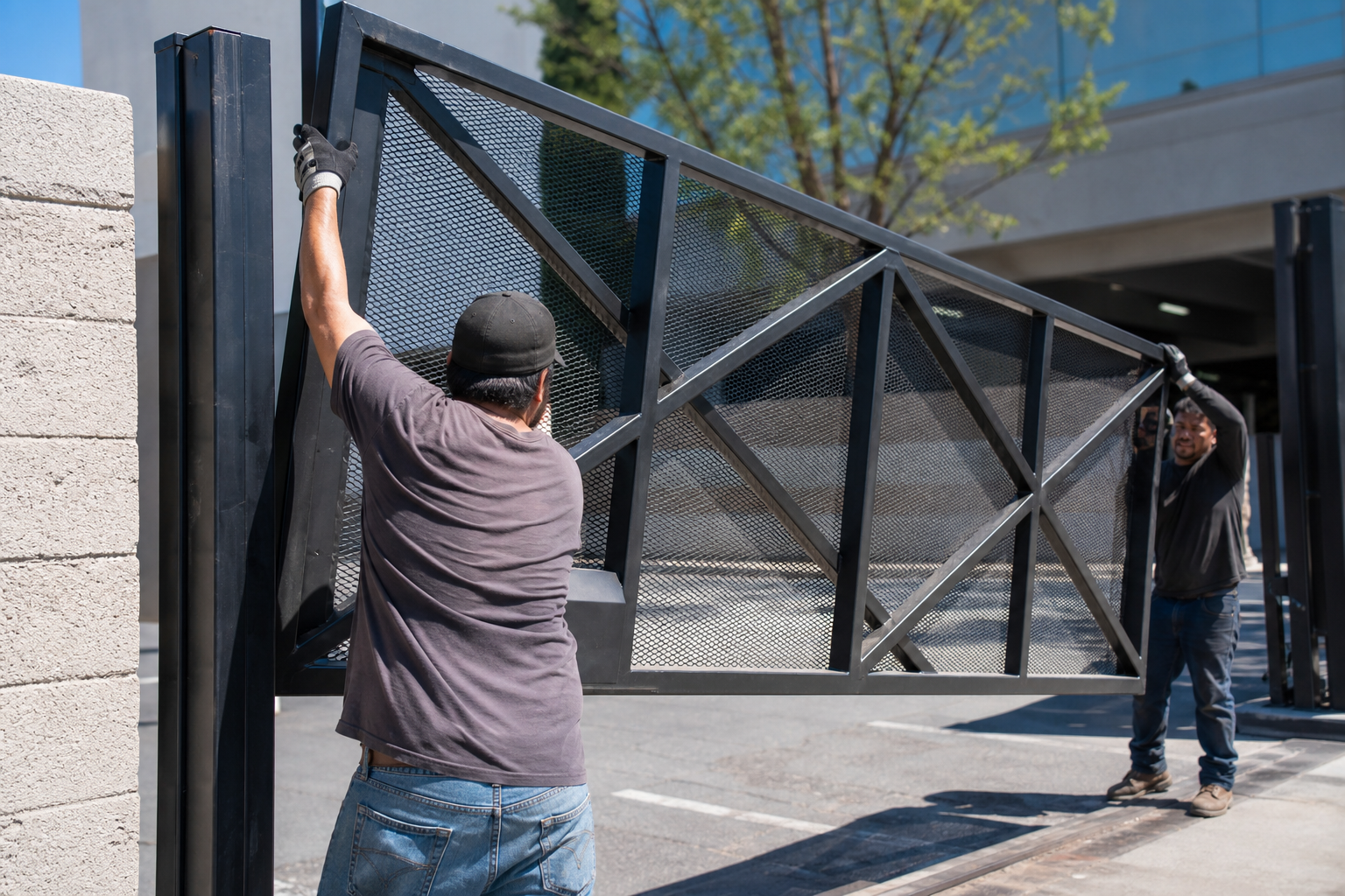 Commercial Gate Installation – 10% Off & Free Estimate – Same-Day Service