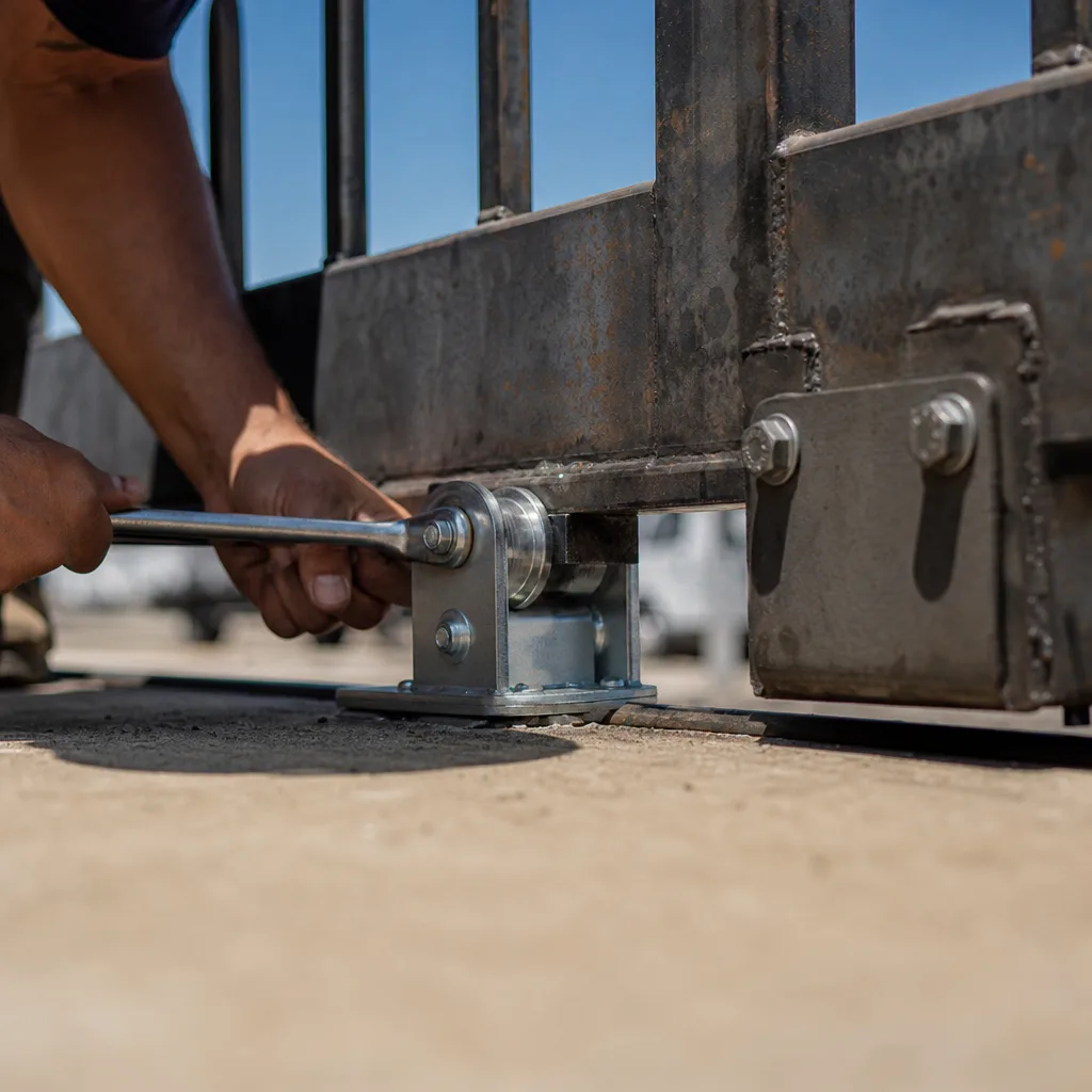 Illustration for commercial gate repair near me
